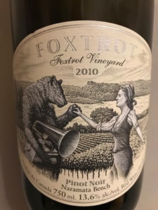 Foxtrot Pinot Noir 2010